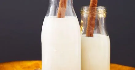 Coconut & vanilla milk bottle cocktail