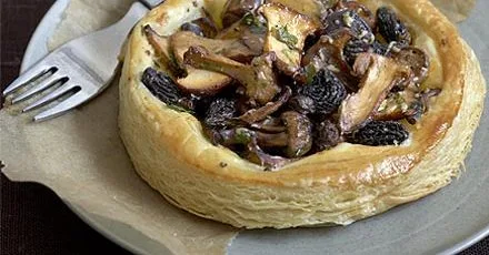 Wild mushroom tartlets