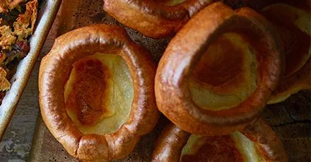 Wild mushroom Yorkshire puddings