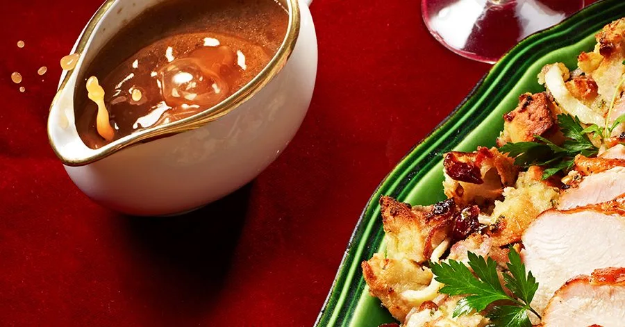 Wings-for-dinner gravy