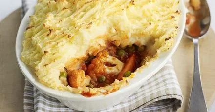 Winter vegetable pie