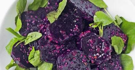 Zesty beetroot with watercress