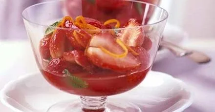 Zesty strawberries with Cointreau