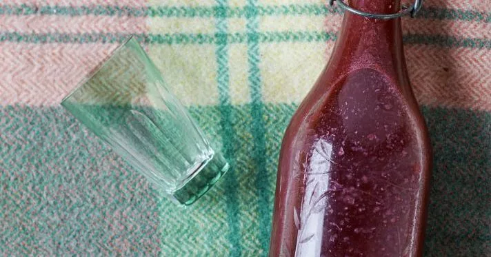 Zingy blackberry lemonade