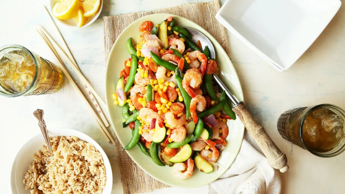 15-Minute Shrimp Stir-Fry