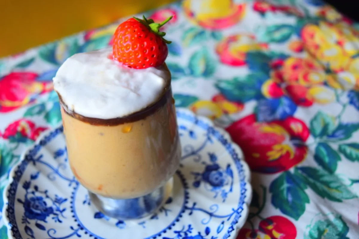Мус з мигдальним маслом та какао