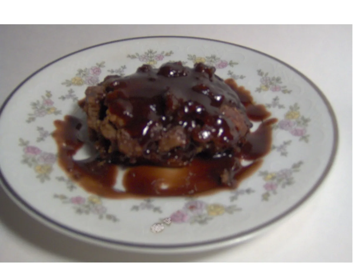 Almond Chocolate Pudding Cake