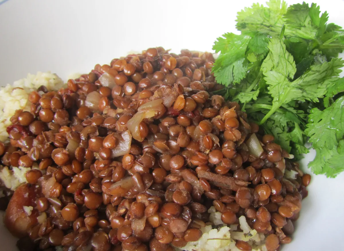 Ancho Lentils