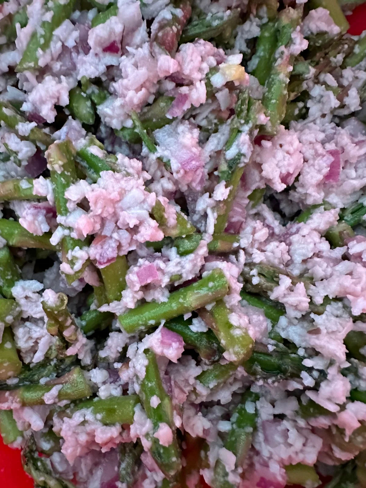 Anne Burrell's Asparagus, Pecorino, and Red Onion Salad
