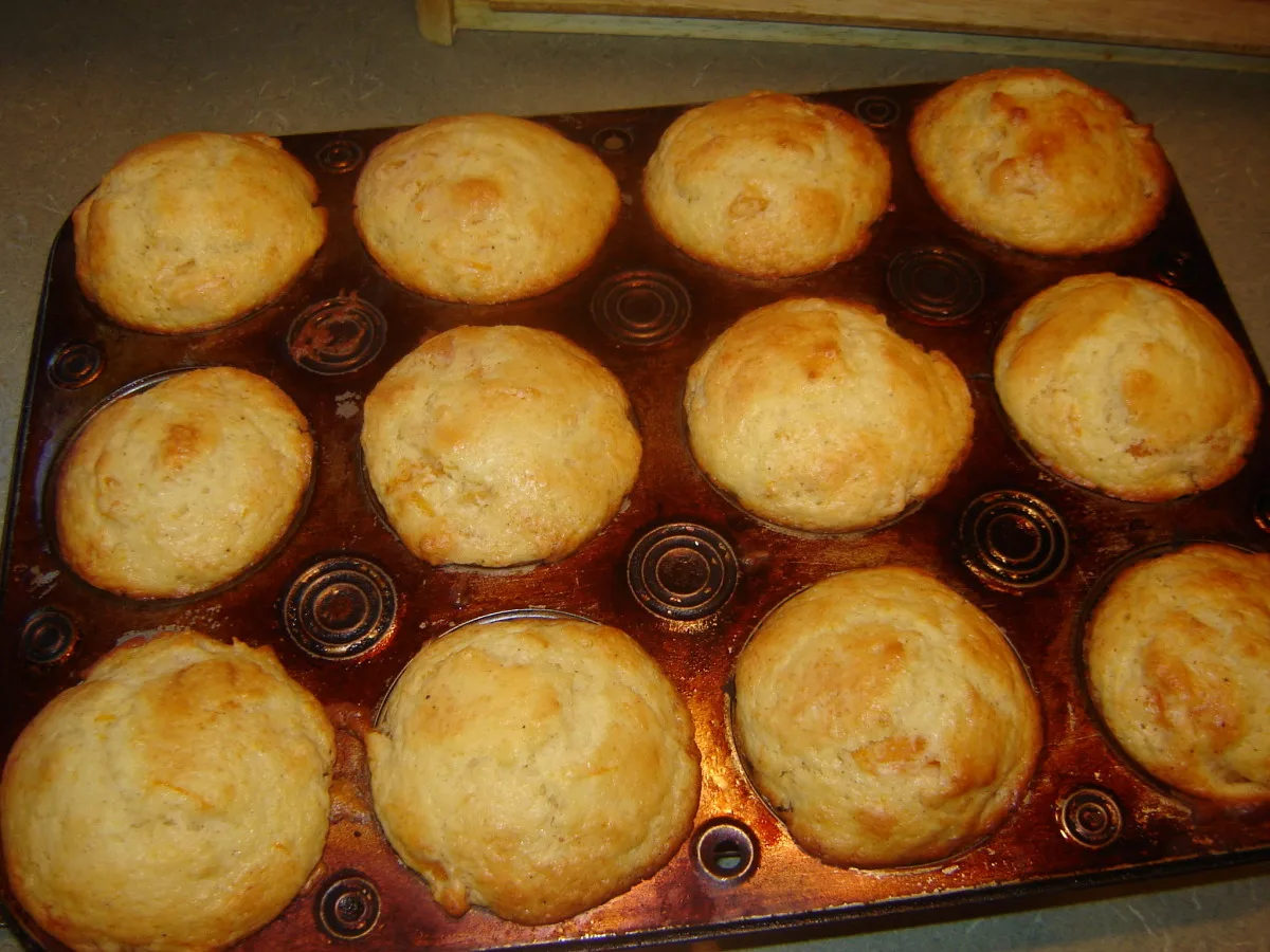Apricot Orange Yogurt Muffins