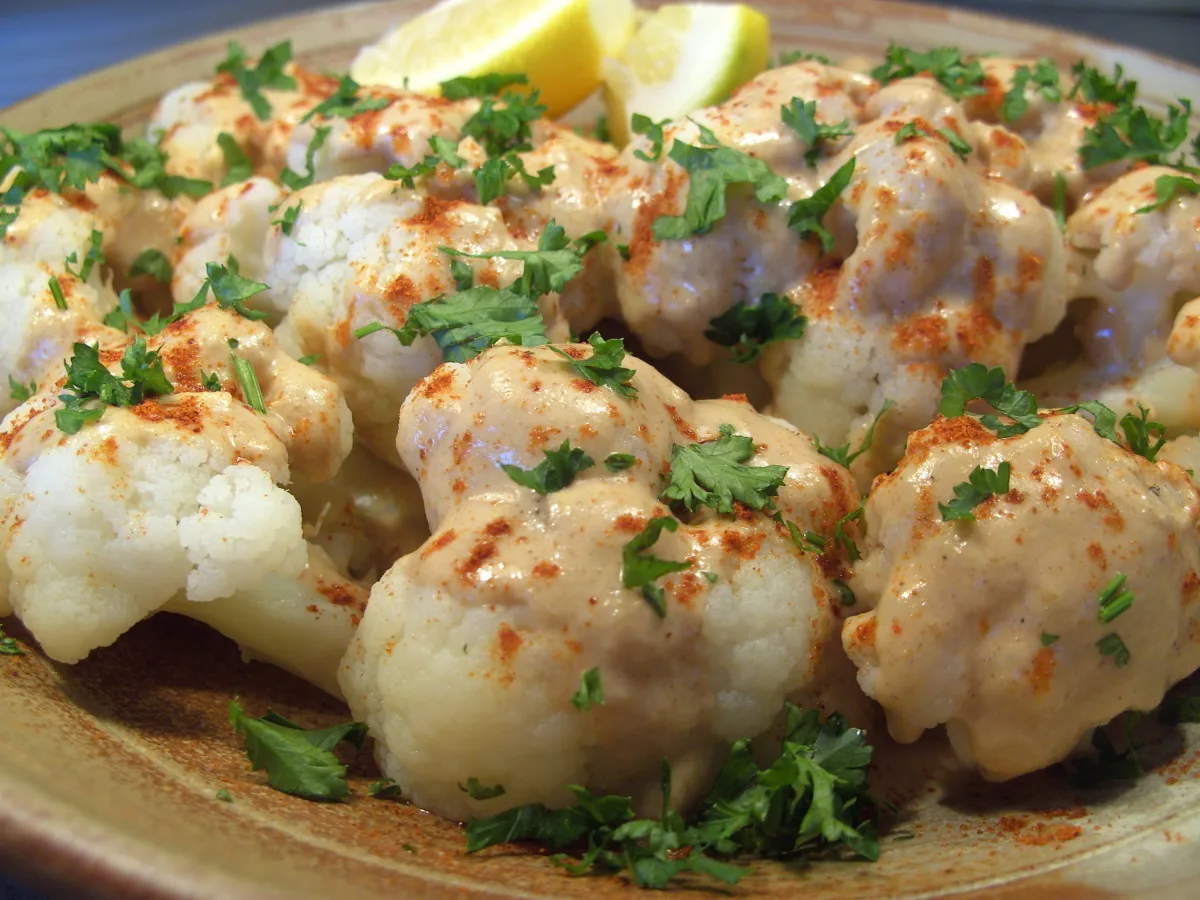 Arabian Cauliflower With Tahini
