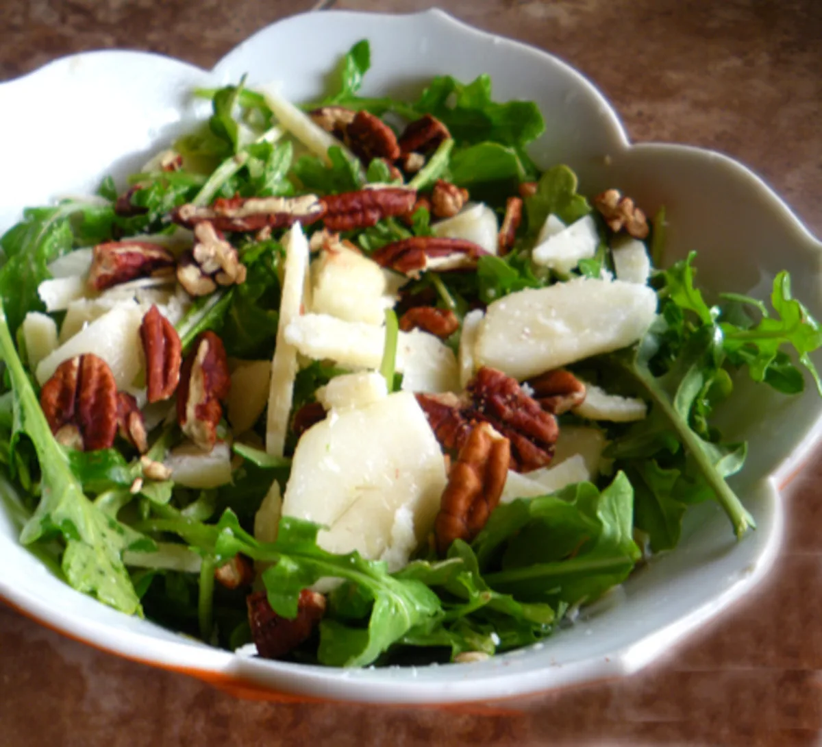 Arugula, Pear and Parmesan Salad