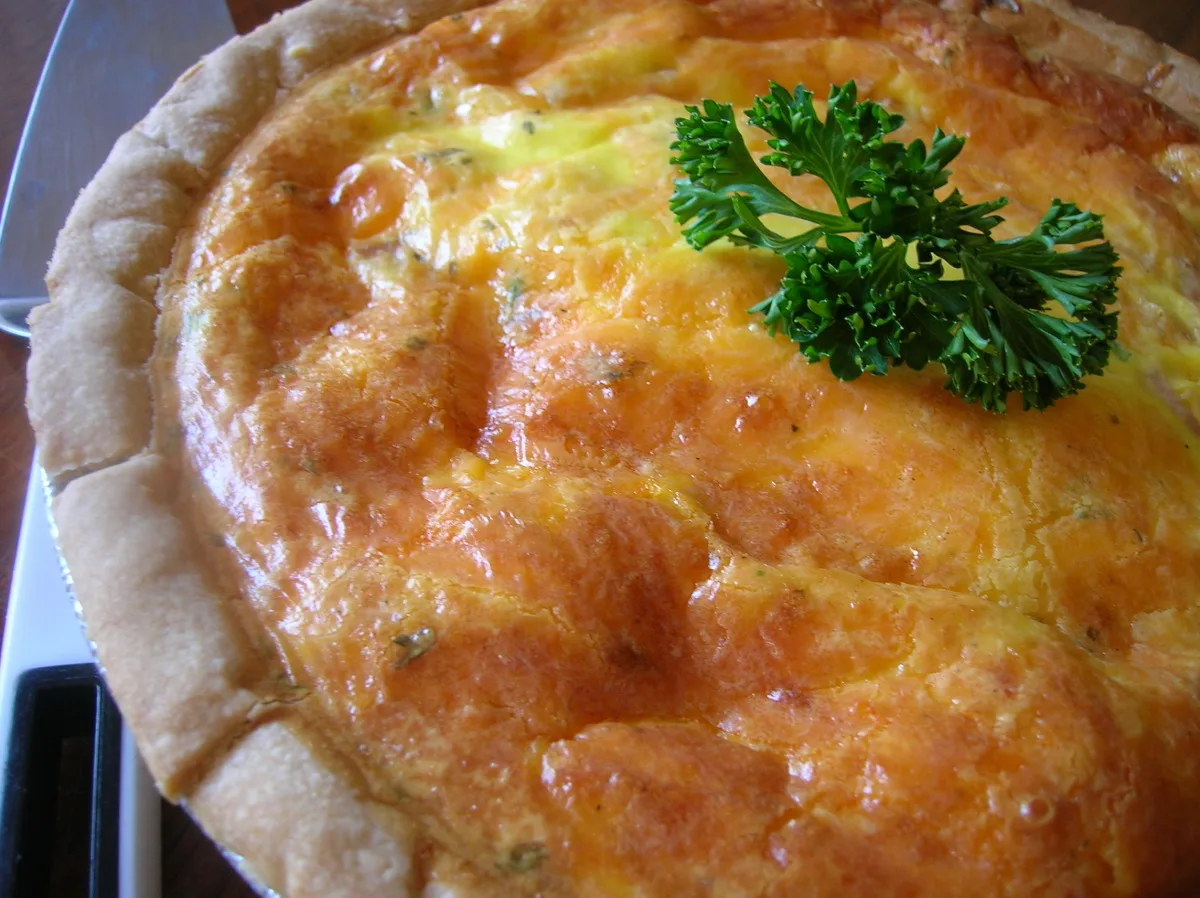 Bacon & Cheddar Quiche