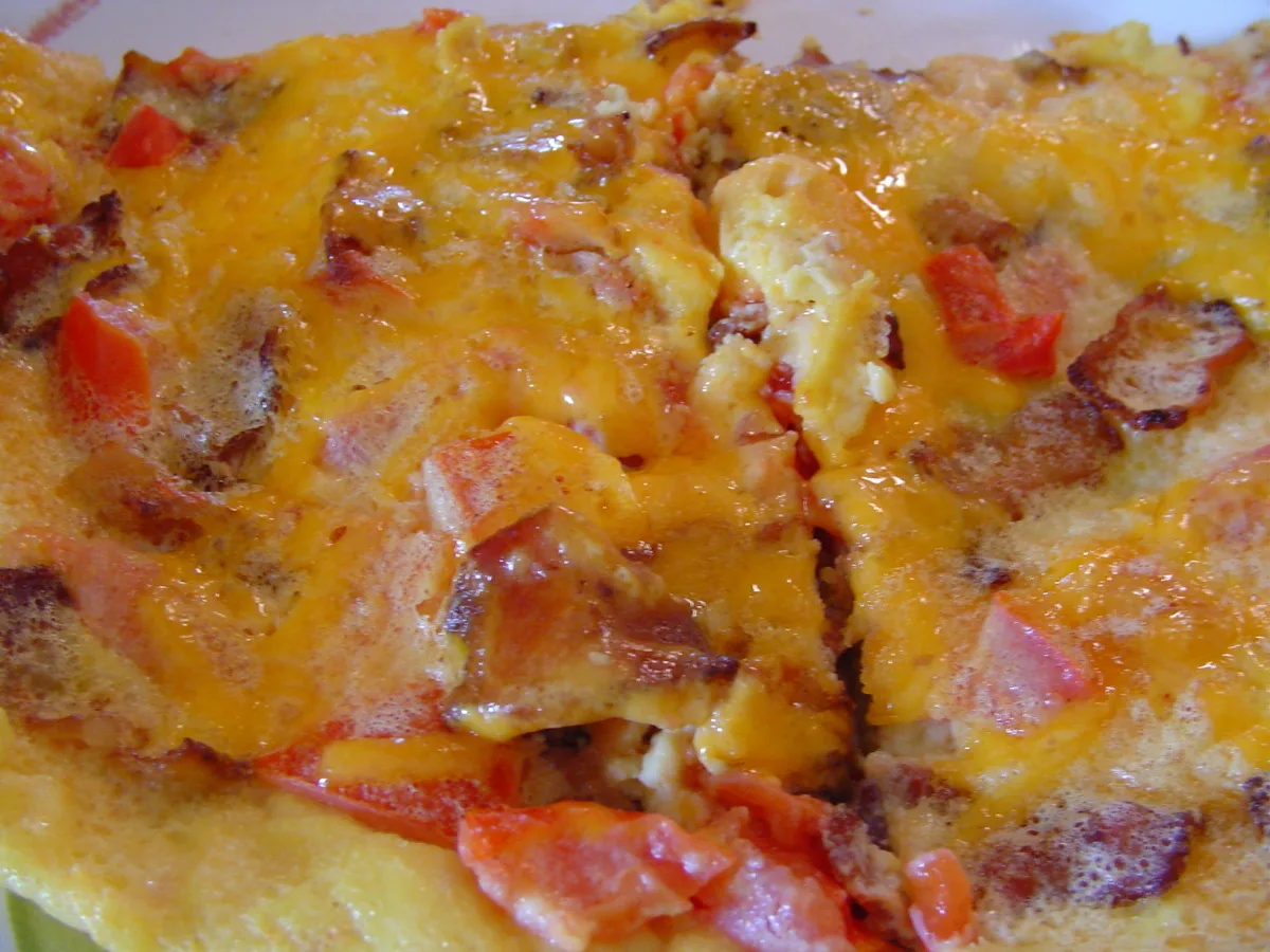 Bacon Tomato Frittata