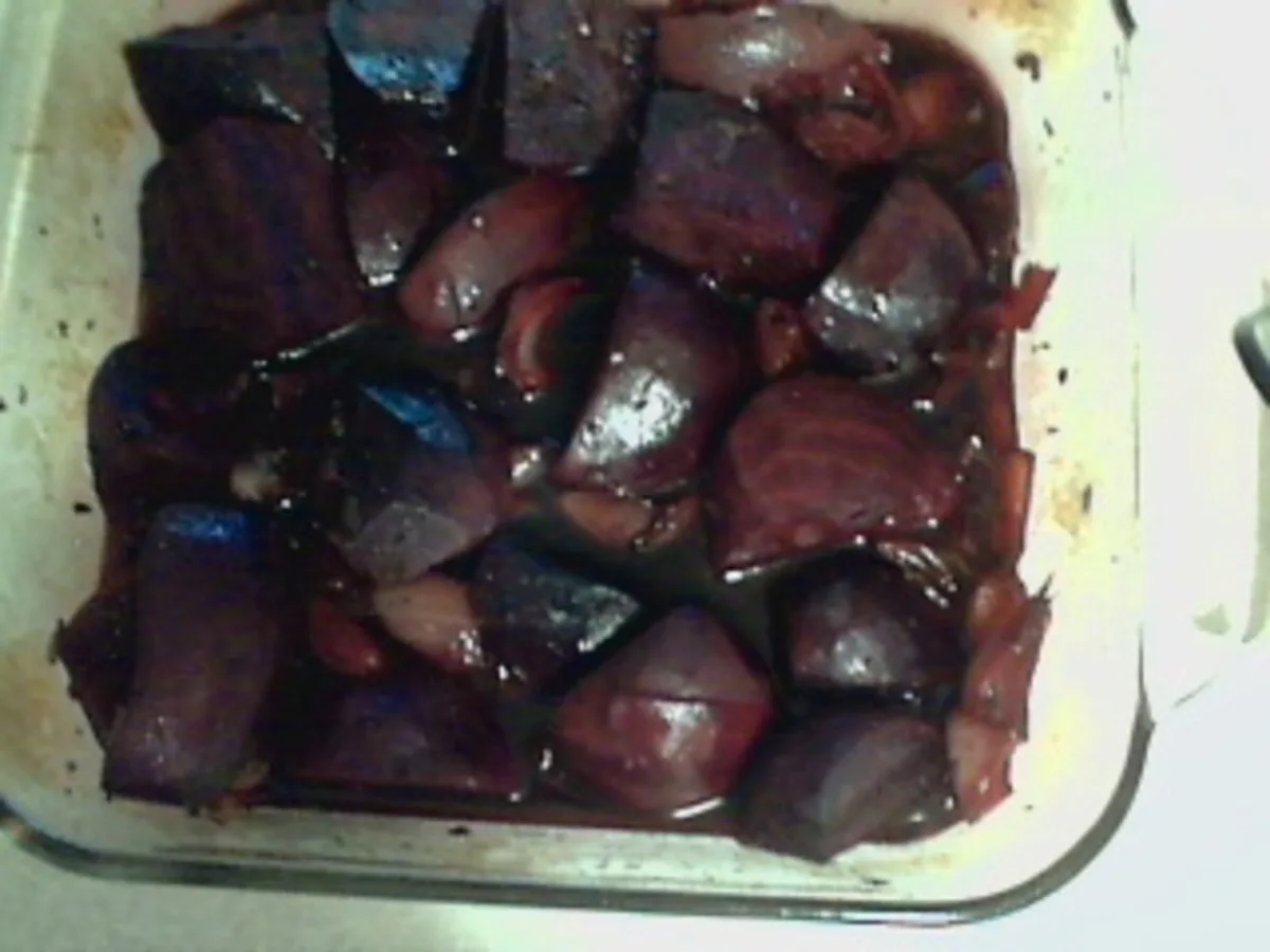 Baked Beets & Shallots