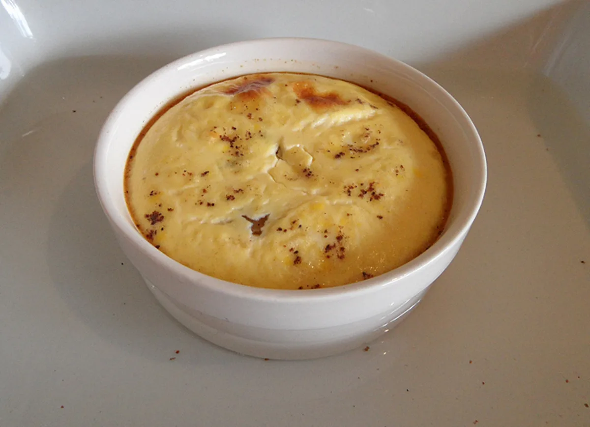 Baked Pear Custard for Toddlers