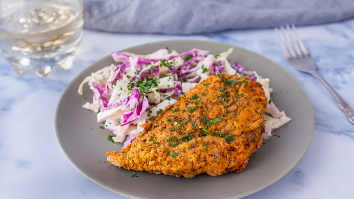 Baked-Up Fried Chicken, Low Fat