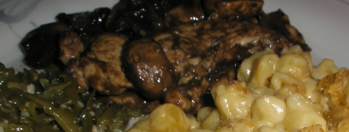 Balsamic Chicken With Mushrooms