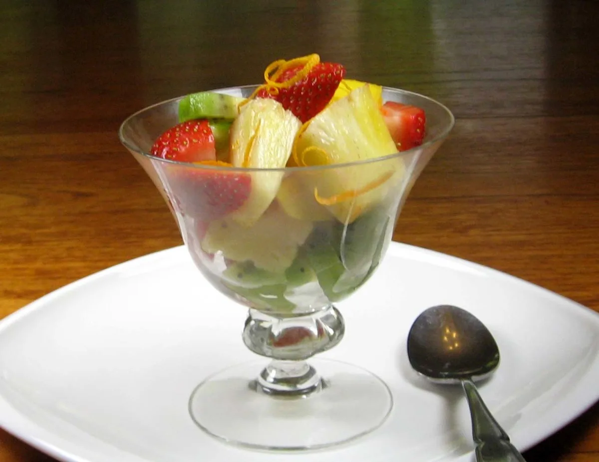 Basil-Lime Fruit Salad (Cooking Light)