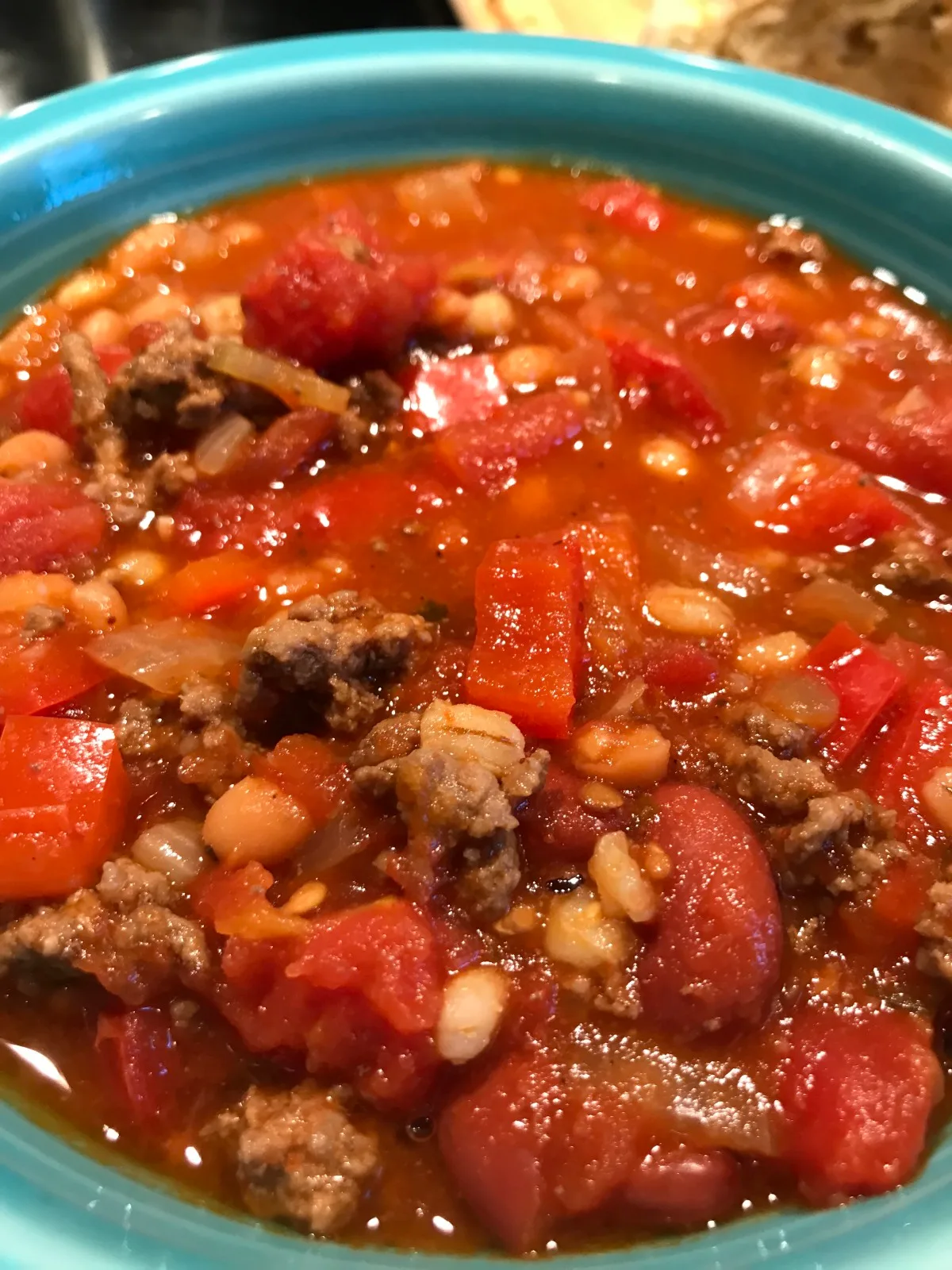 Beef and Barley Chili