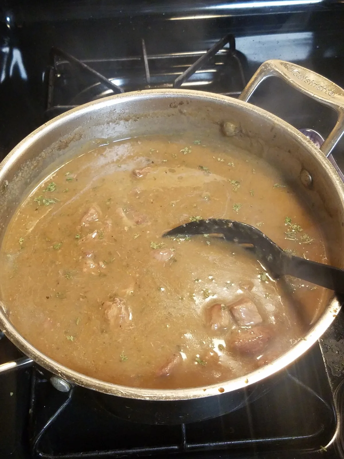 Beef Tips and Rice