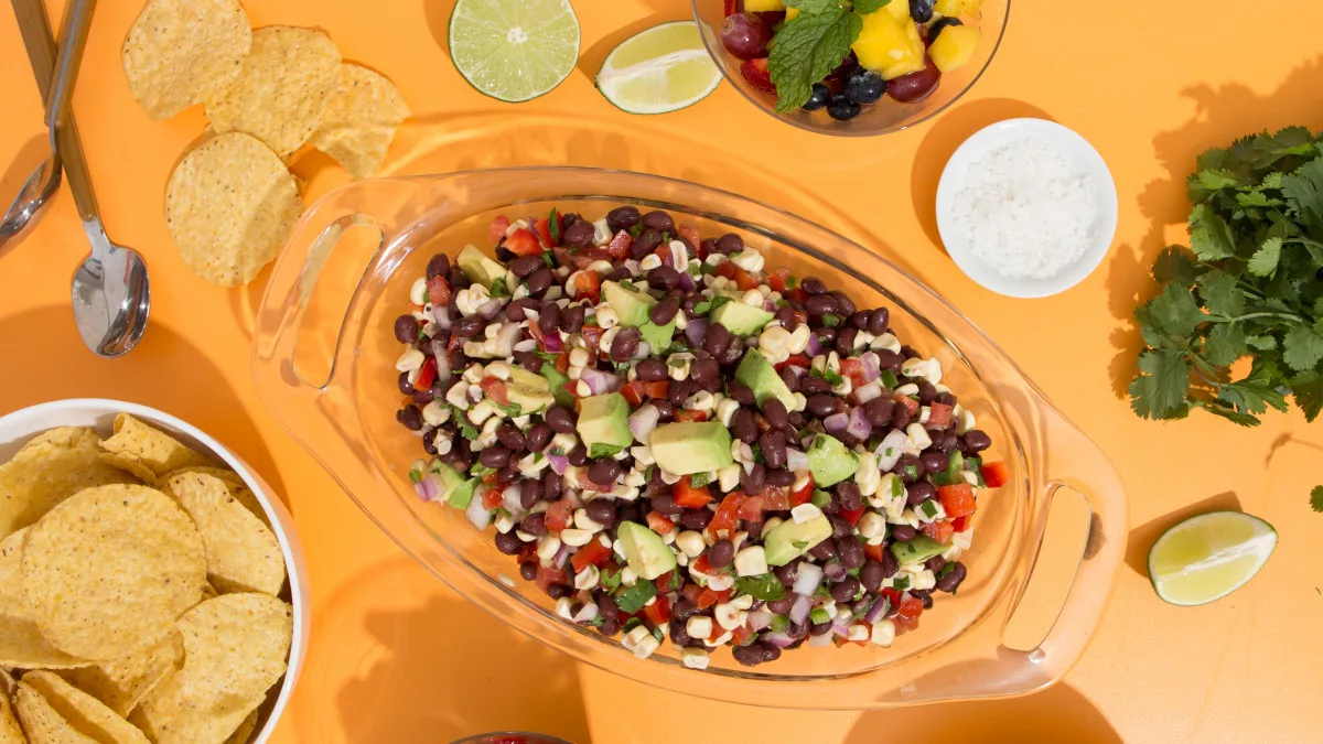 Black Bean and Corn Salad - Spicy Mexican Salad/Side Dish