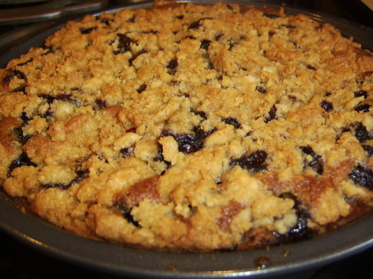Blueberry Coffee Crumb Cake