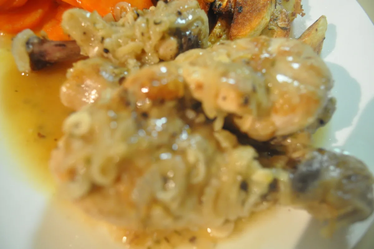 Braised Chicken Drumstick With White Wine