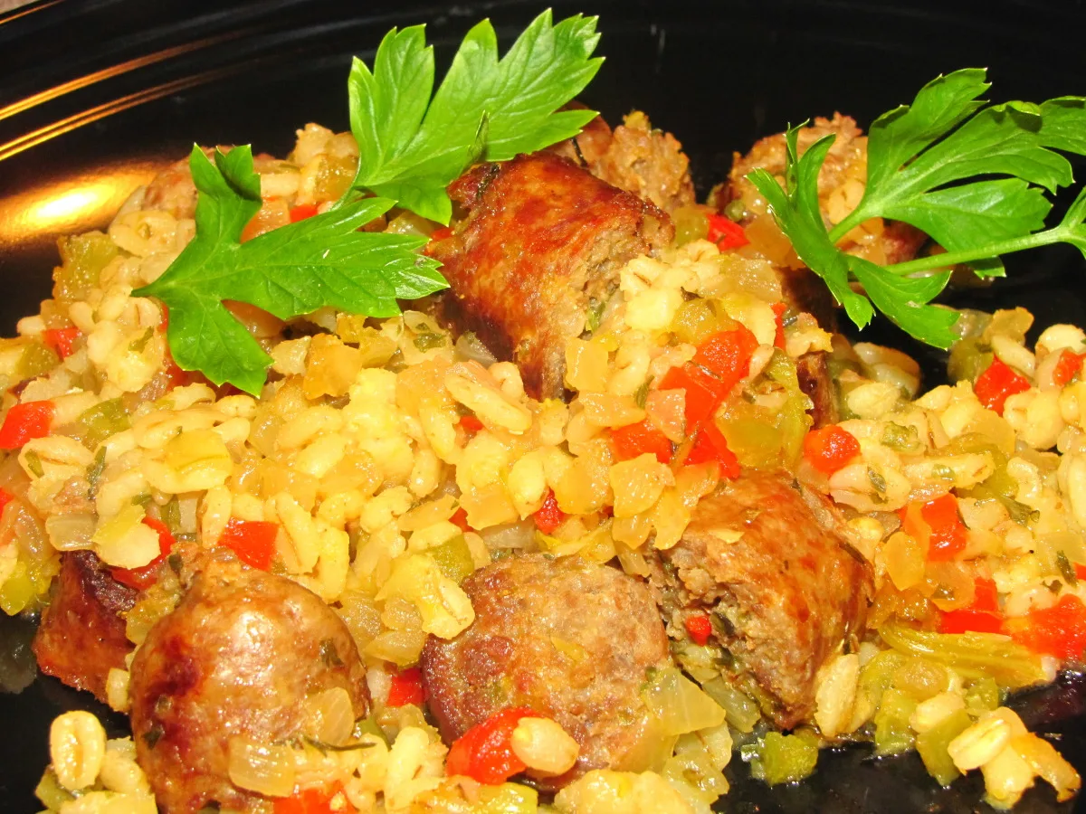 Bratwurst and Beer Casserole