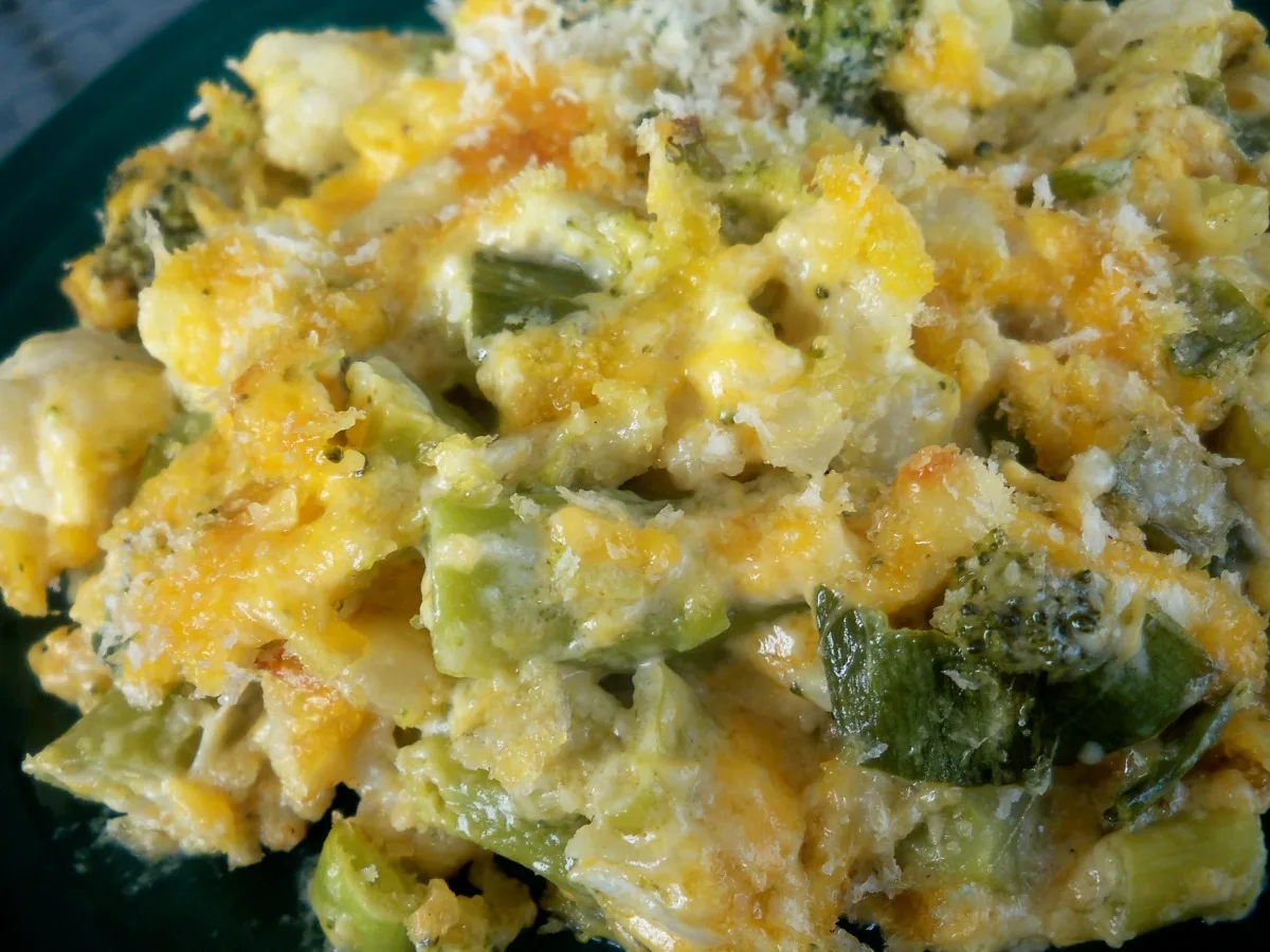 Broccoli-Cauliflower Gratin (Scd)