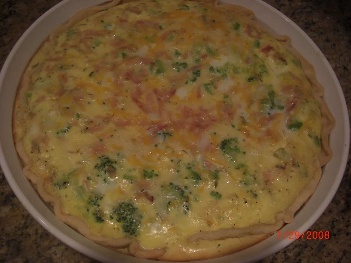 Broccoli Ham Quiche