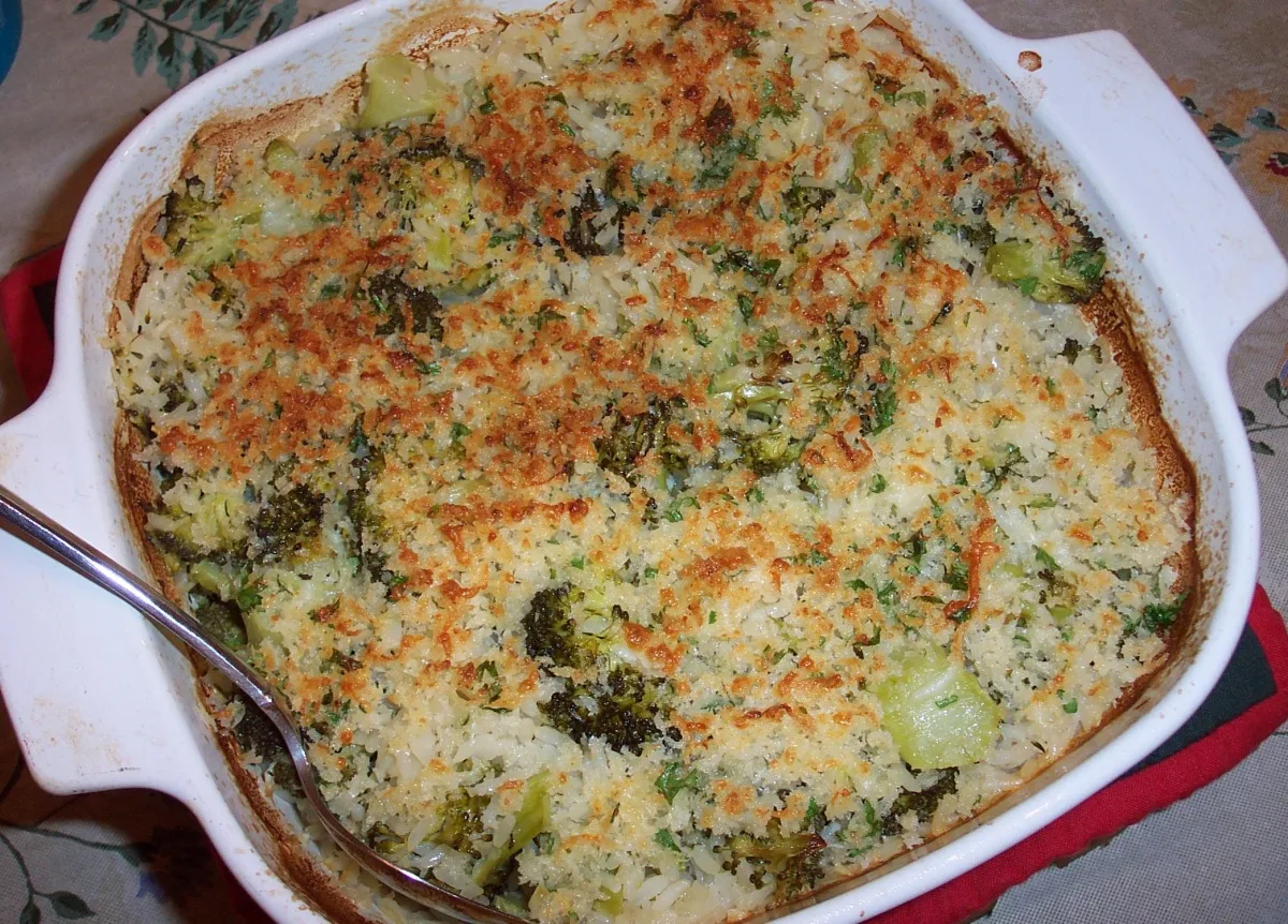 Broccoli & Rice Gratin
