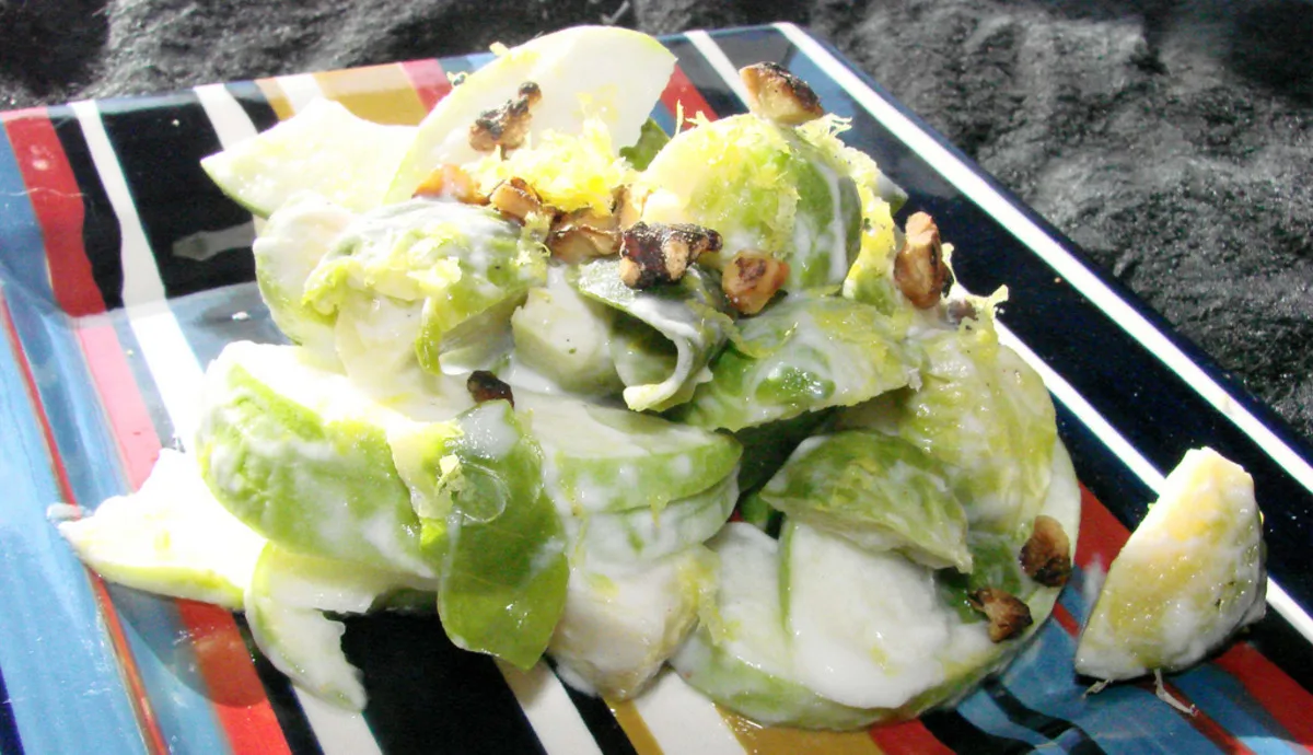 Brussels Sprouts & Apple Salad