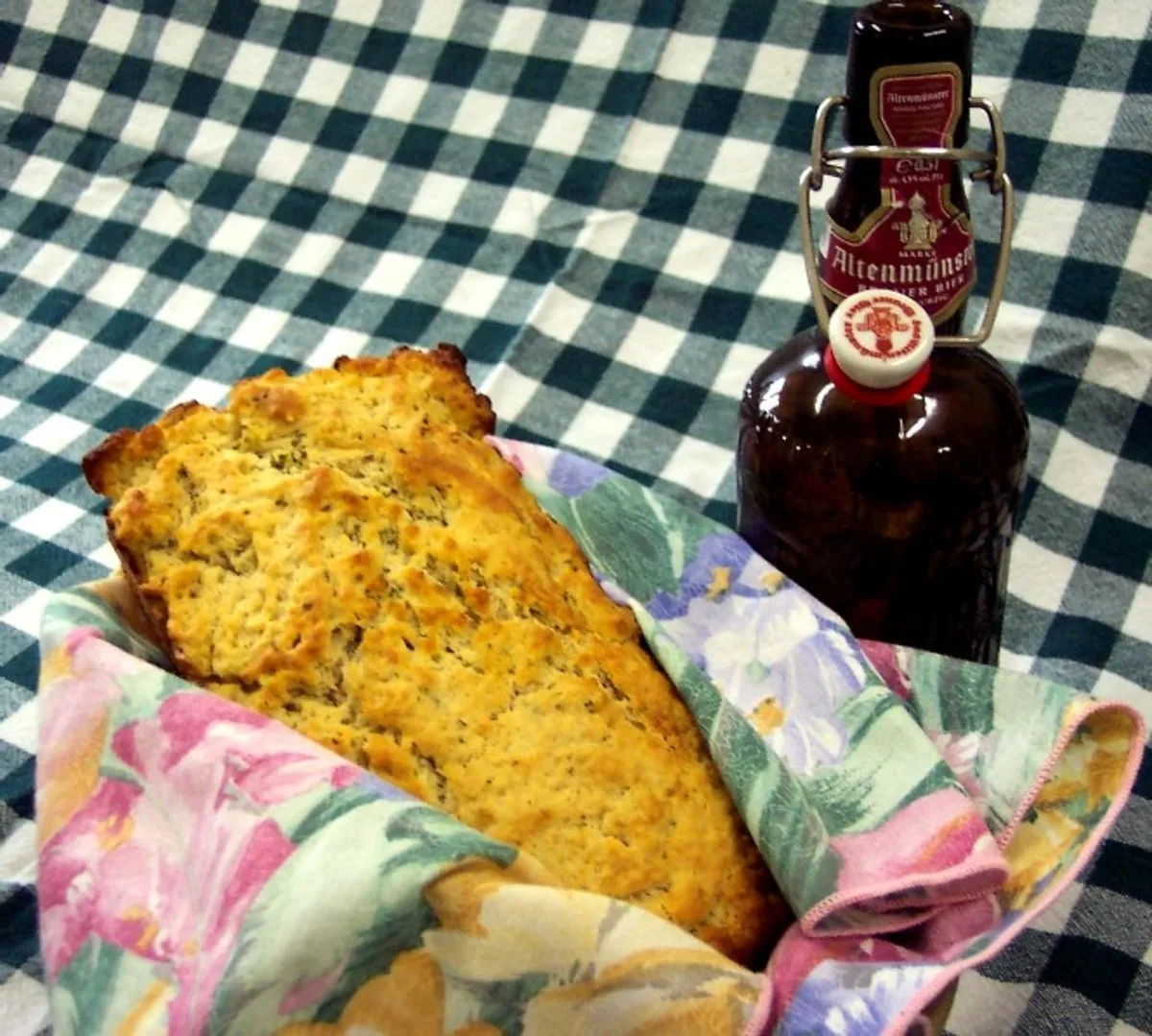 Butter Crusted Beer Bread