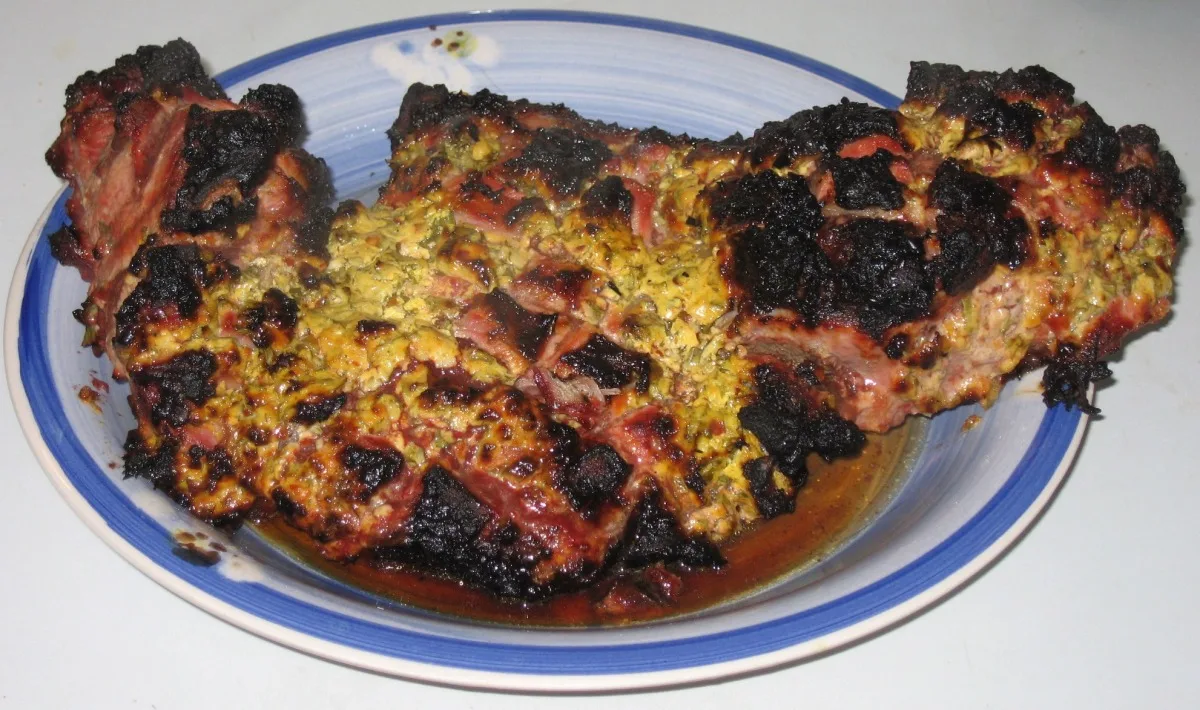 Butterflied Leg of Lamb Masala