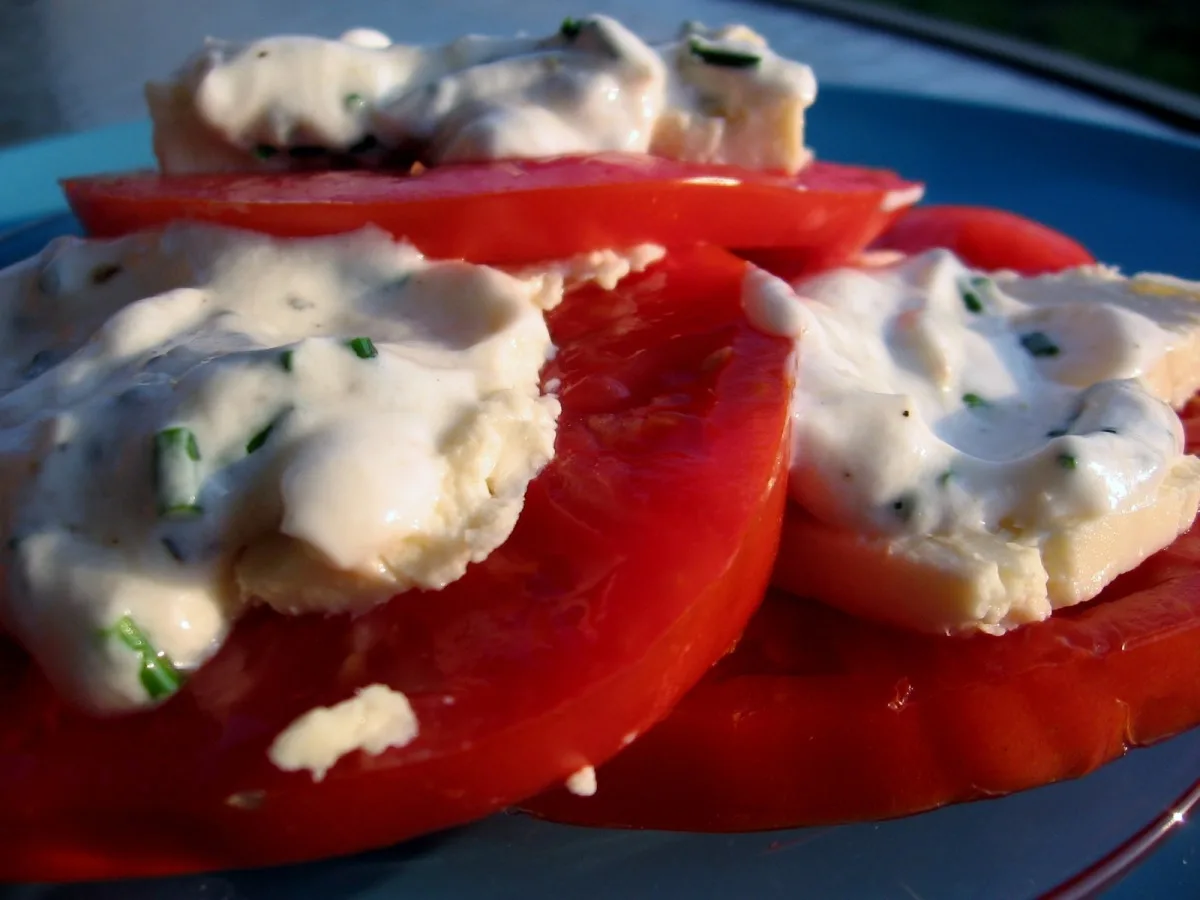 Caerphilly and Tomato Salad