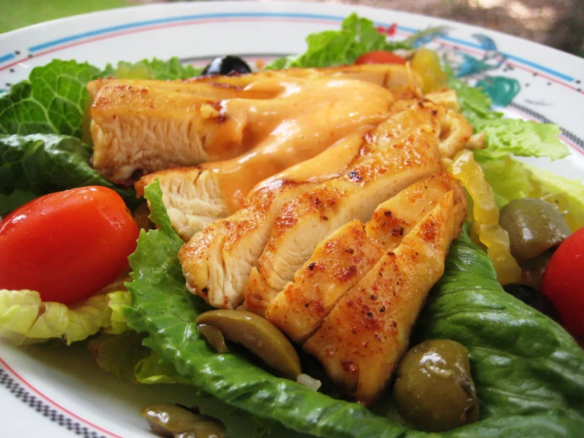 Cajun Chicken Salad With Cajun Dressing