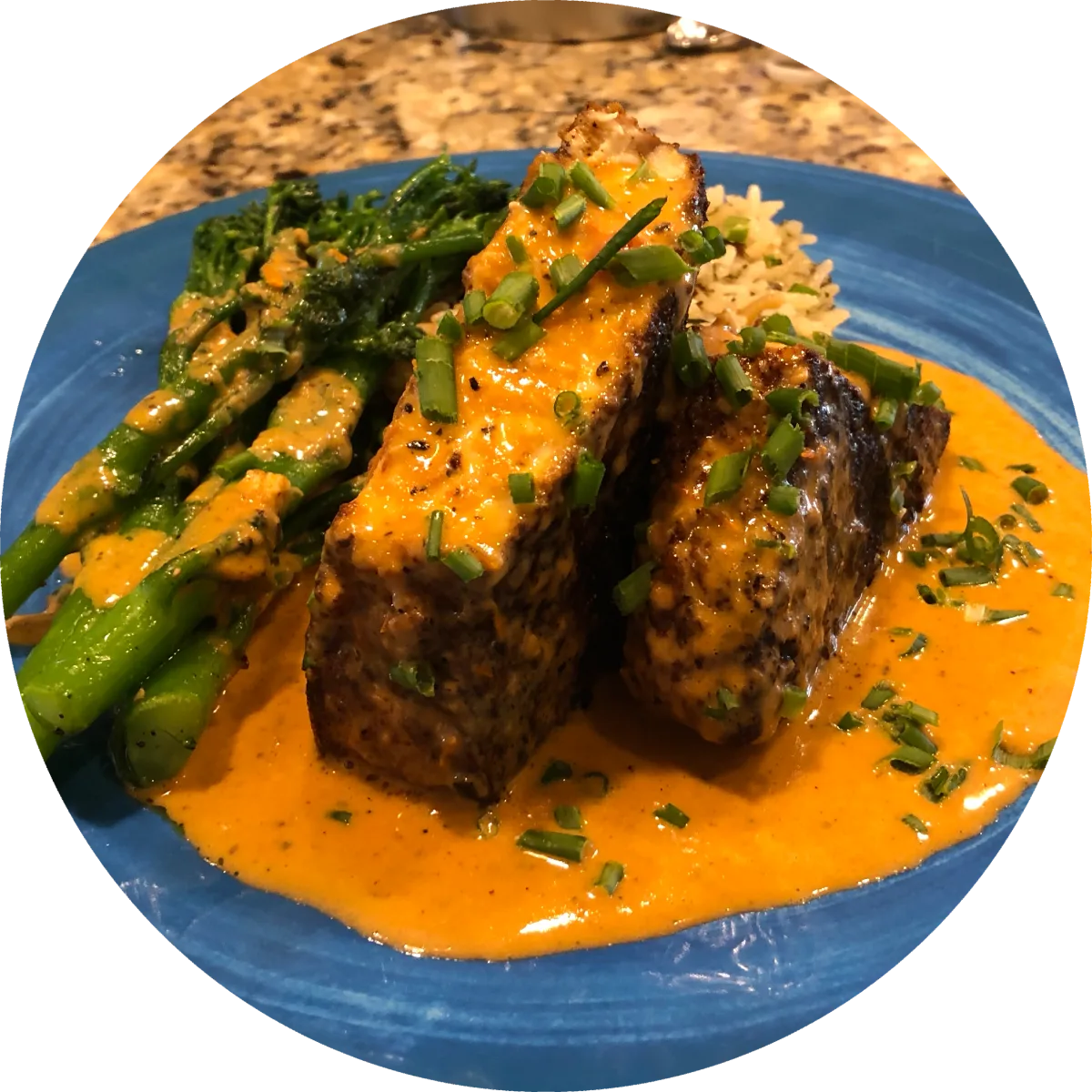 Cajun Swordfish With Roasted Tomato Butter