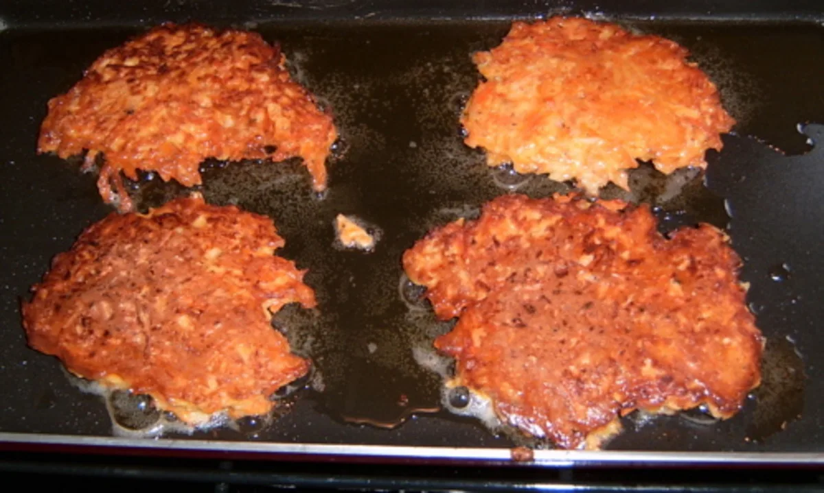 Carrot Latkes (Pancakes)