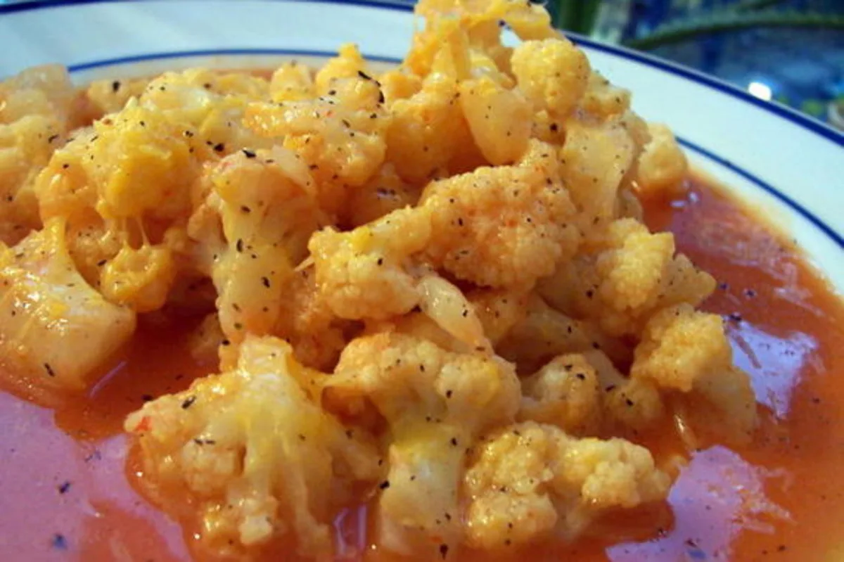 Cauliflower in Chilli Butter Sauce