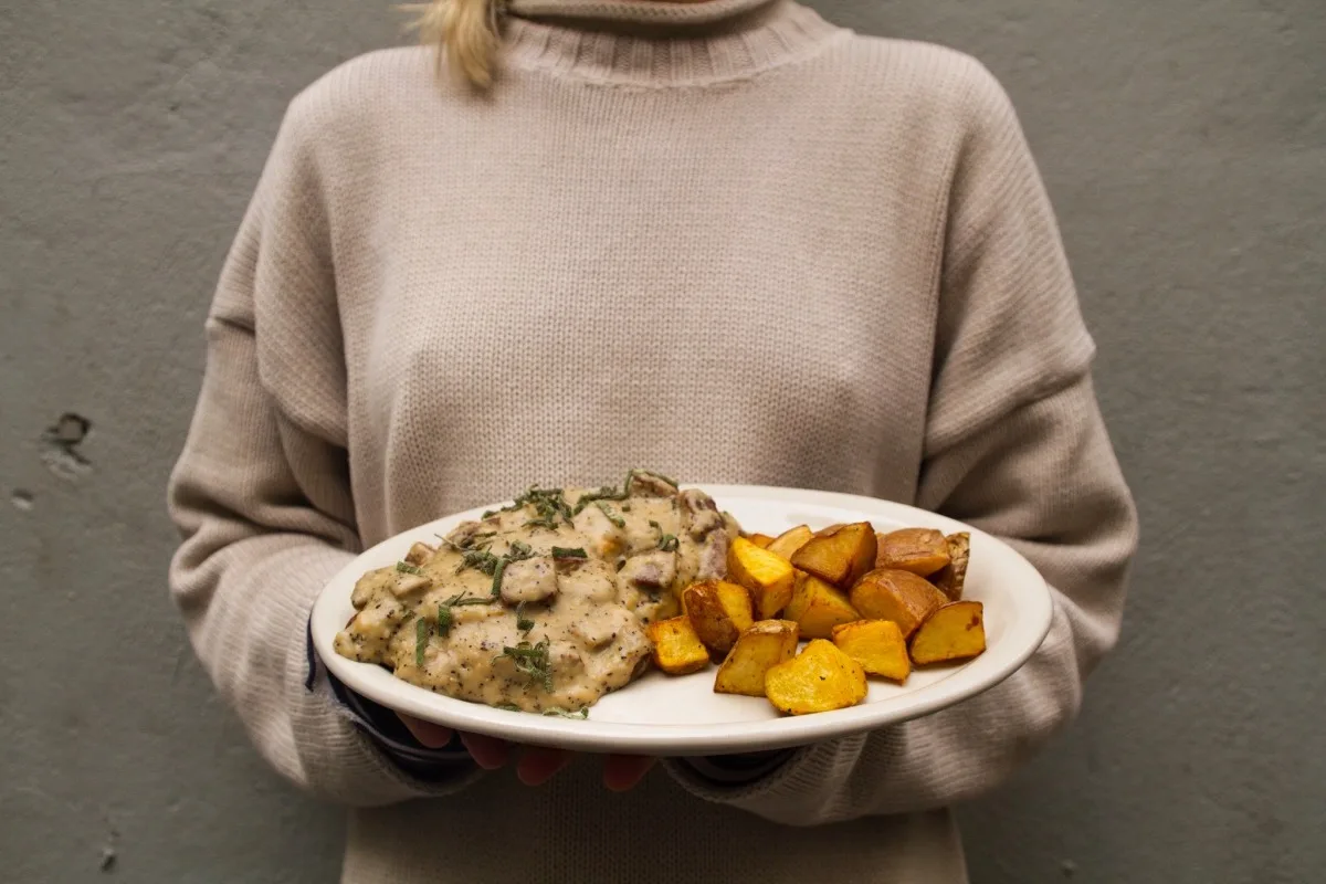 Champ's Vegan Biscuits and White Country Gravy