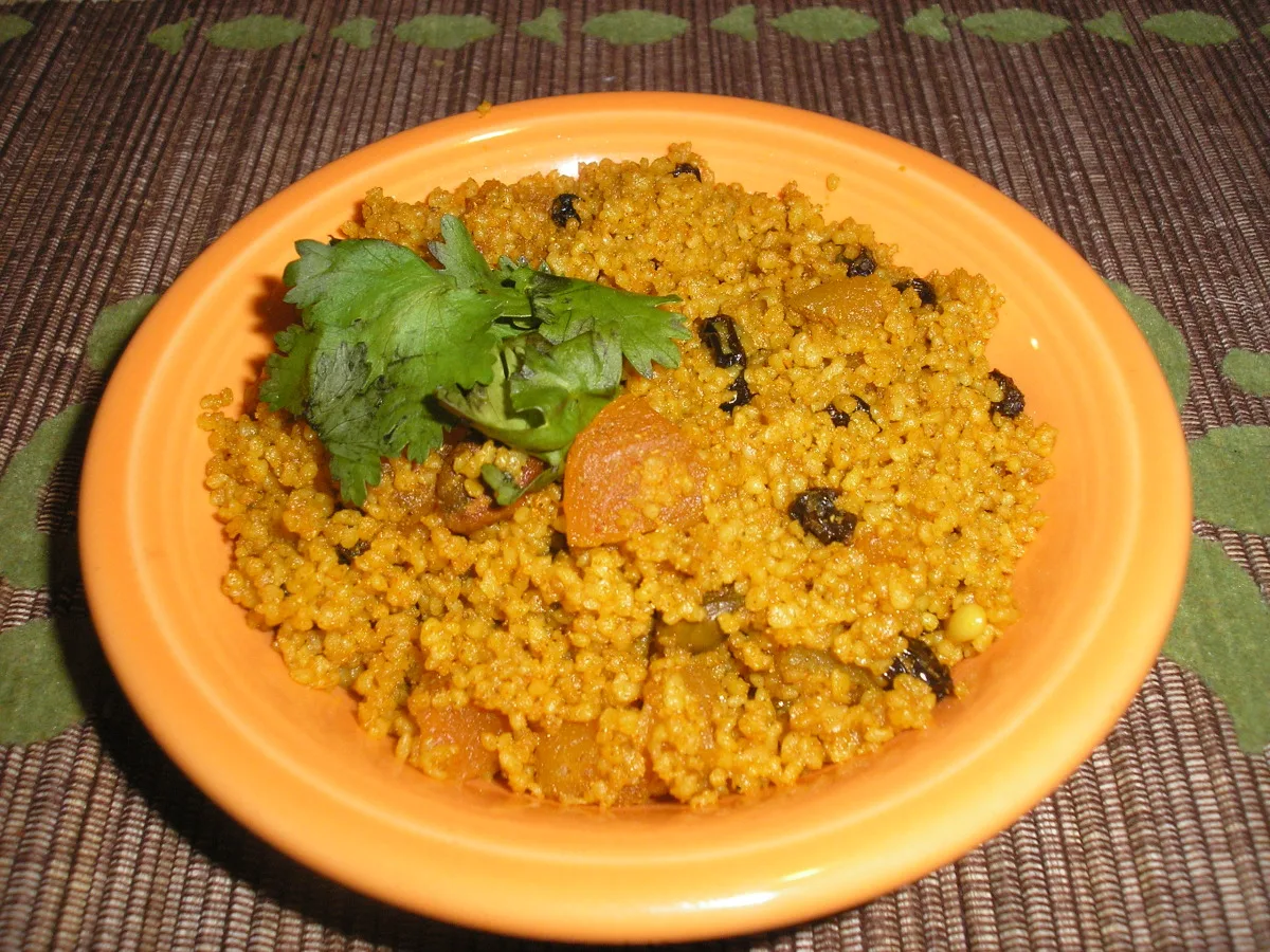 Cheat's Easy Spiced Couscous With Fruit and Nuts - in a Jar!