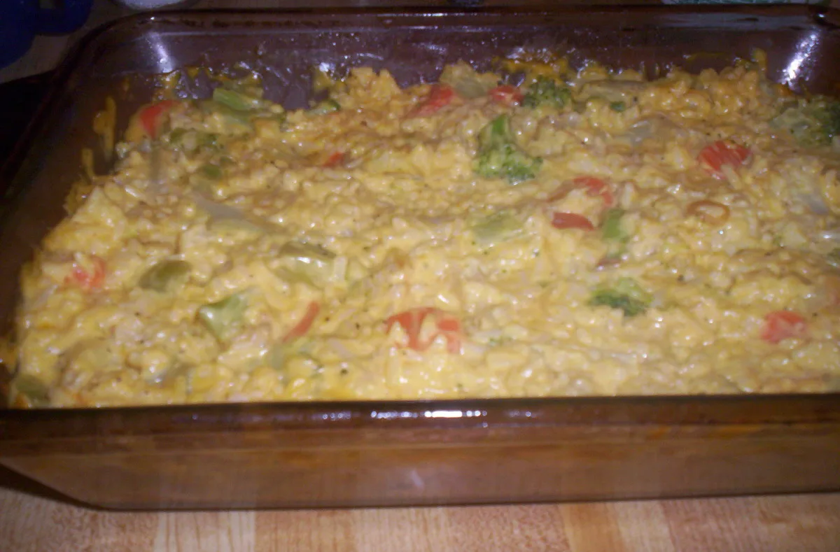 Cheese Whiz Veggie Casserole