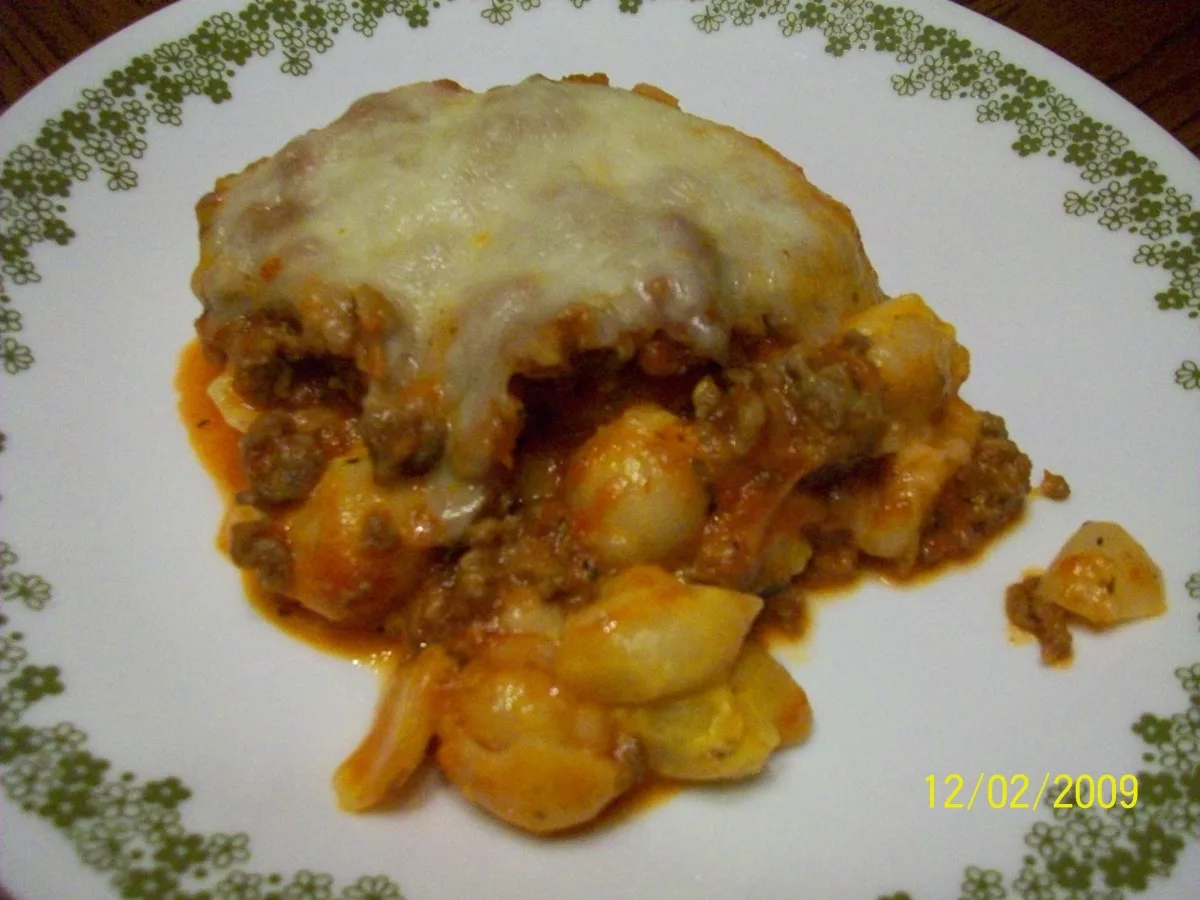 Cheesy Cheddar Mock Lasagna