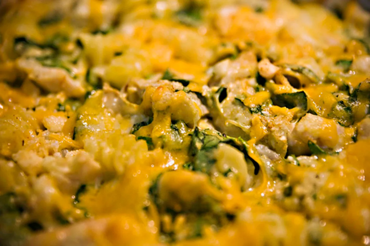 Cheesy Spinach Casserole