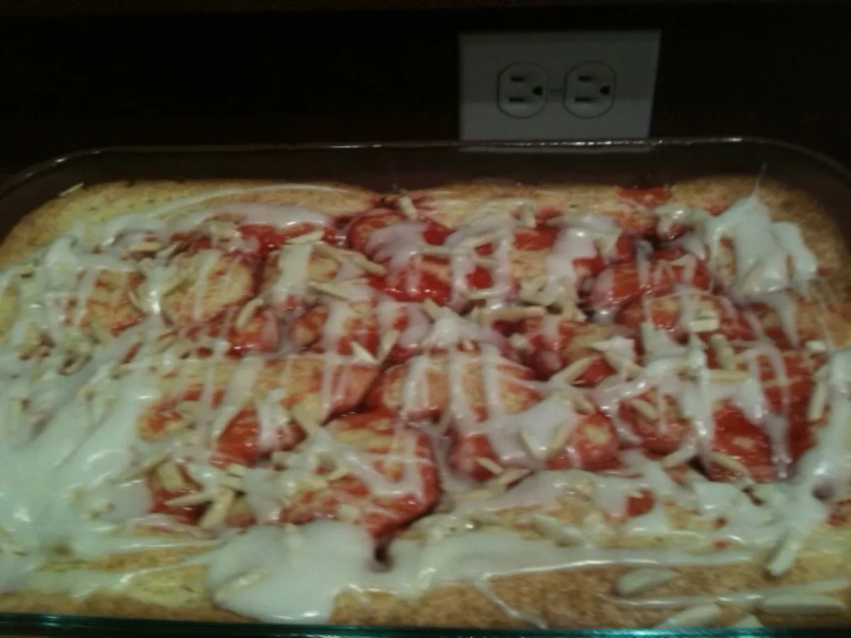 Cherry Almond Coffee Cake