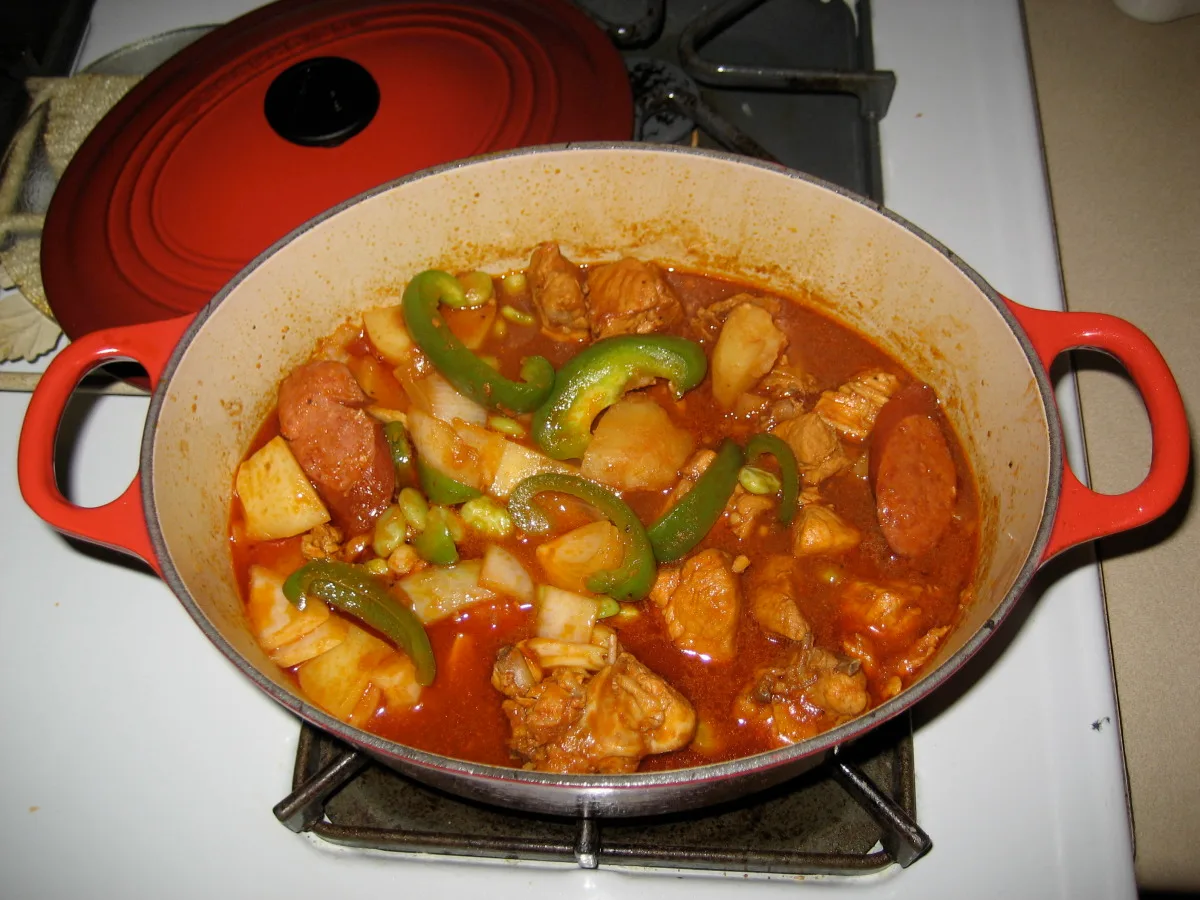 Chicken and Pork Apritada