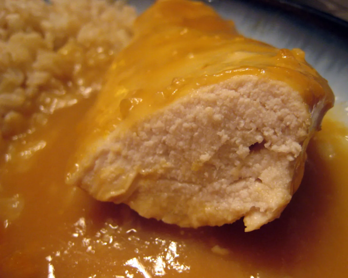 Chicken Breast in Orange Sauce for  2