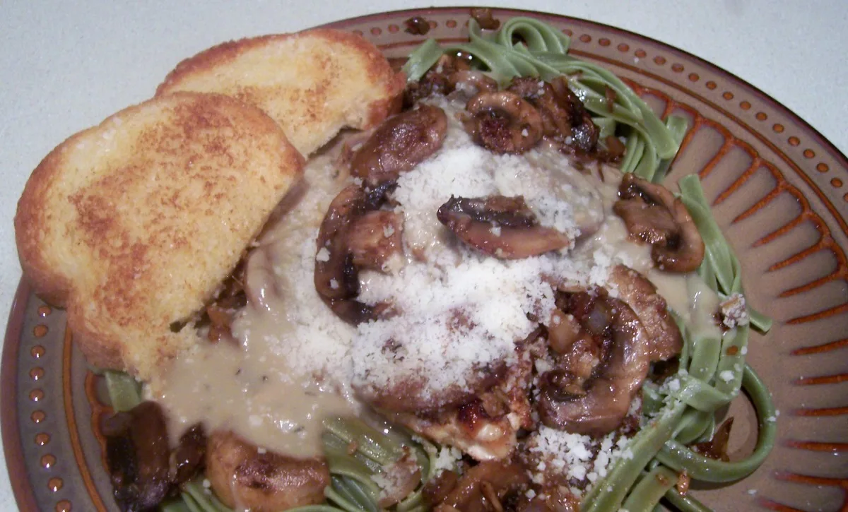Chicken Breasts With Creamy Mushroom Sauce