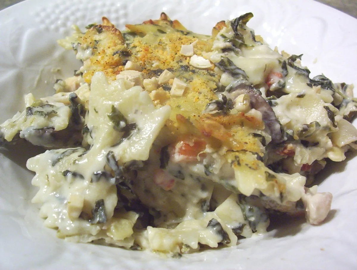 Chicken Farfalle Casserole